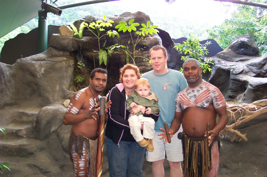 Dawn Hayden and Jay in Australia
