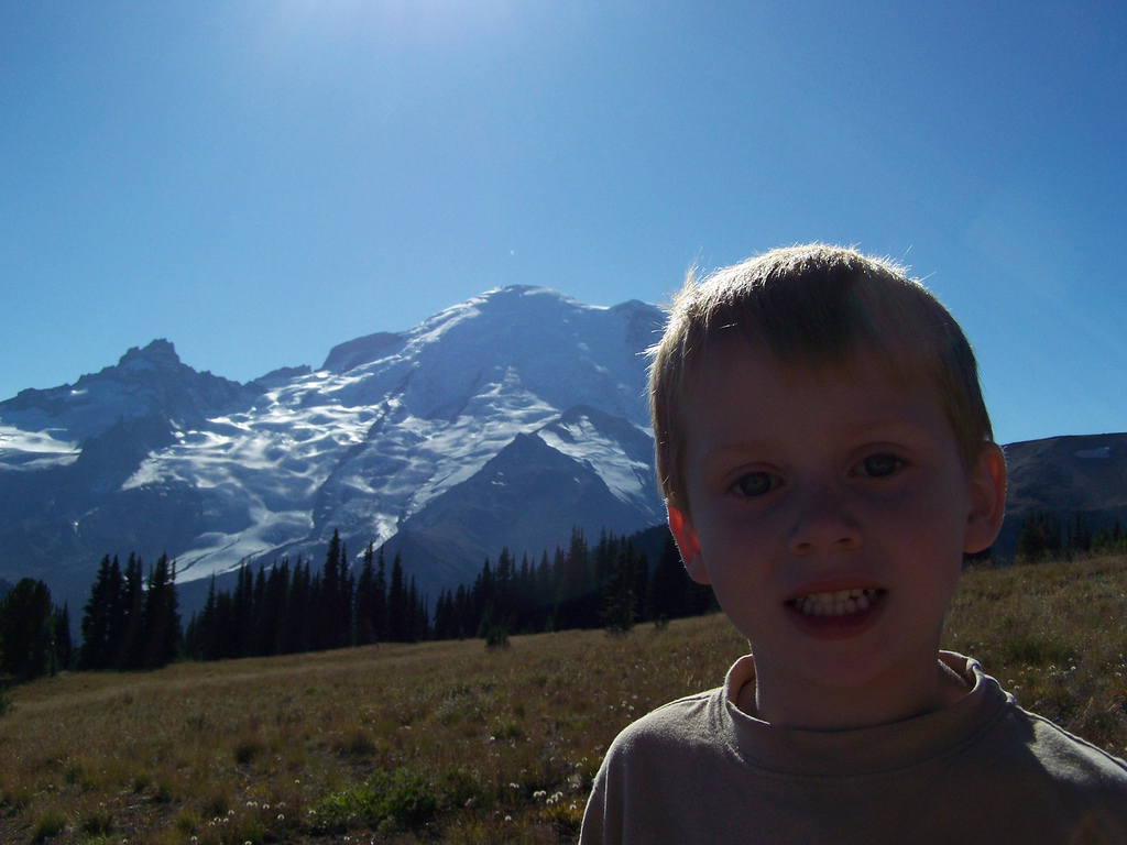 Hayden at Mt Rainier