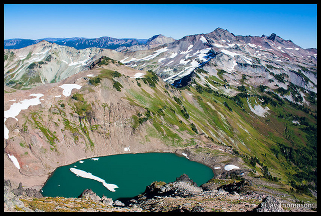 Goat lake outlet north cascades