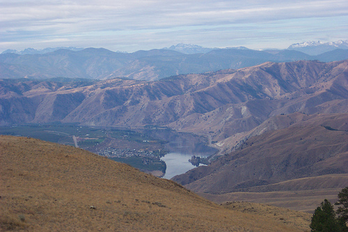 Columbia River From Chelan Butte