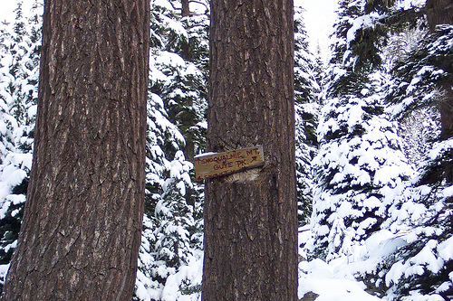 Snoqualmie Mt - Guye Peak Sign