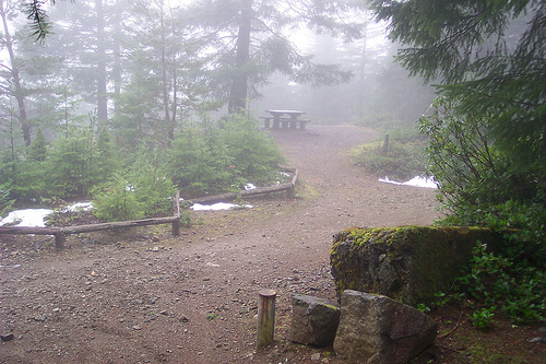 Old Green Mountain Summit Parking Area