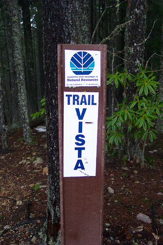 Vista Trail Sign