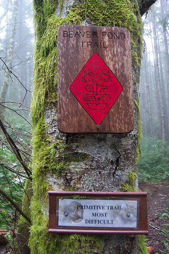 Beaver Pond Trail Sign