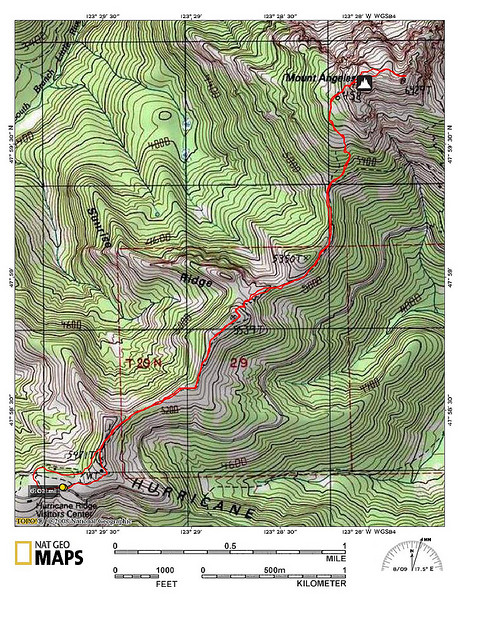 Mount Angeles Map