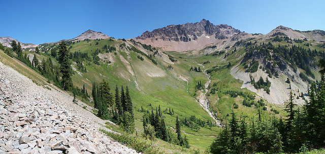 Cispus Pass in the Goat Rocks Wilderness