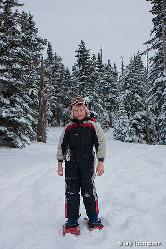 2011-11-20 Hurricane Ridge Snowshoe with Hayden-048