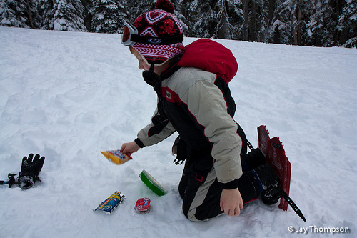 2011-11-20 Hurricane Ridge Snowshoe with Hayden-049