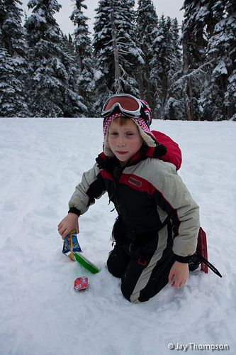 2011-11-20 Hurricane Ridge Snowshoe with Hayden-051