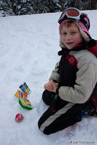 2011-11-20 Hurricane Ridge Snowshoe with Hayden-052