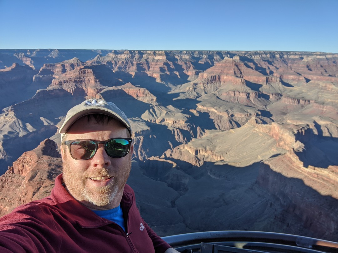My first view of the Grand Canyon