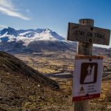 The trail seems to go out of the way at this point as it goes around this hillside.