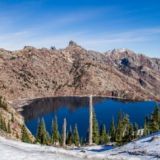 Some of the only snow on the whole loop this day