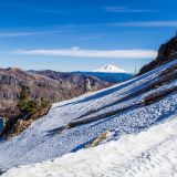 Some of the only snow on the whole loop this day