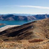 Panoramic view of Adams, Spirit Lake, Saint Helens and even Mt Hood can be seen in the distance. Harry's Ridge in the foreground.
