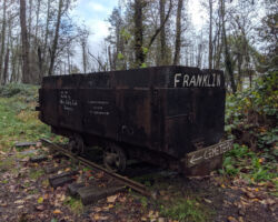 Old coal cart at the Franklin Ghost town Old coal cart at the Franklin Ghost town