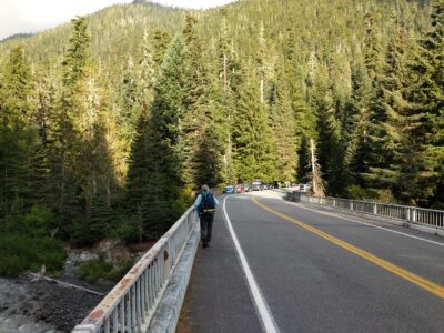 We had parked alongside the road and had a bit of a walk to get back to the car from the trailhead