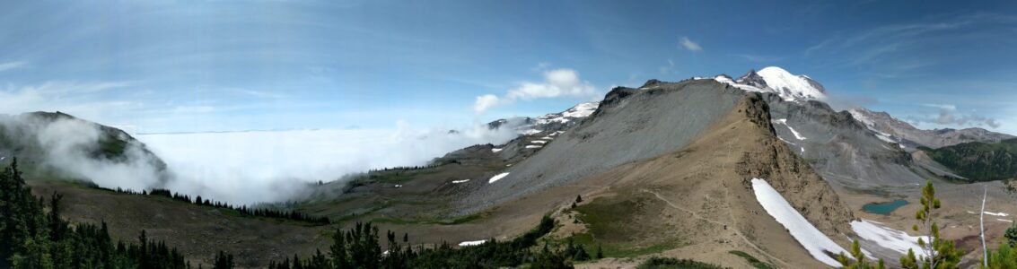The view of the other side that day at Panhandle Gap
